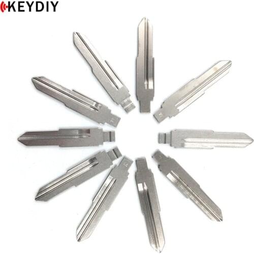 KEYDIY10 Pcs/lot Metal Blank Uncut Flip KD Remote Key Blade 44# For Chery Elegant A3 A5 Tiggo Cowin Easter