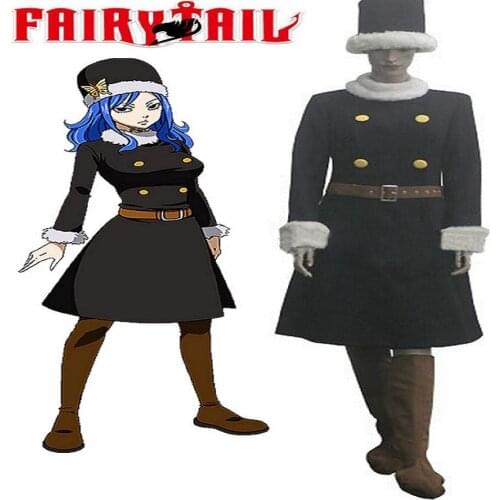 Unisex Anime Fairy Tail Juvia Lockser Cosplay Costumes