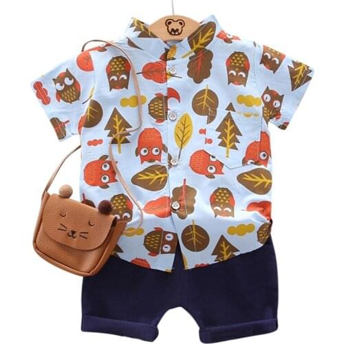 Summer Baby Boy Shorts Sets Childrens Boys Short-sleeved T-shirt And Pants 2 Piece Children Clothing Sets Clothing Sets