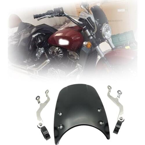 Motorcycle Windscreen Windshield Aluminum 39mm-41mm For Indian Scout 2015 2016 2017 2018 2019 2020 Scout Sixty/Scout Bobber
