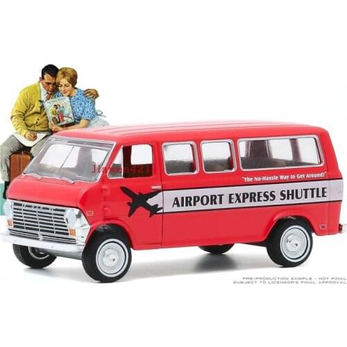 GL 1:64 1968 Ford Van alloy model Car Diecast Metal Toys Birthday Gift For Kids Boy
