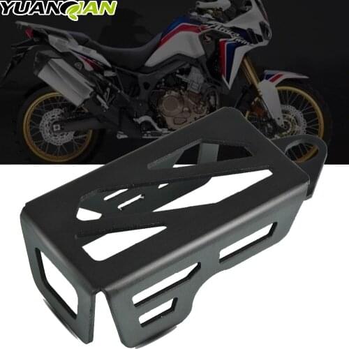Motorcycle Aluminum Front Brake Fluid Reservoir Guards Protective Cover For Honda Crf1000l Africas Twin 2017-2018 Accessories