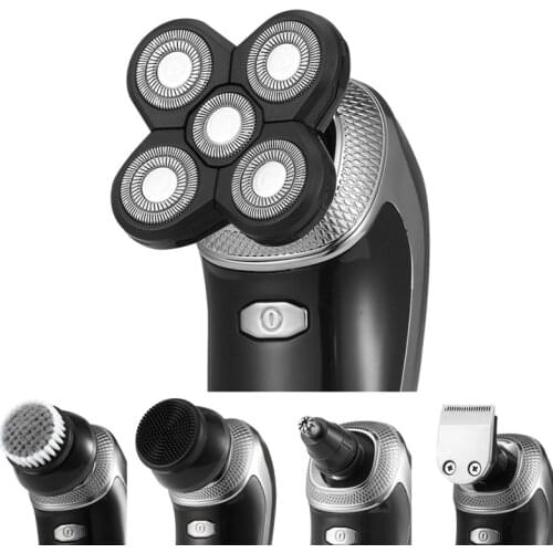 Men’s Professional 5in1 washable shaving electric razor beard rechargeable USB charge shaver electirc shaving machine shave