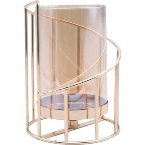 Nordic Romantic Luxury Candlestick Decoration Living Room Table Decoration Candlelight Dinner Props For Any Candle Or LED Candle