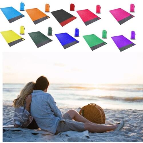 Folding Camping Mat Beach Blanket Waterproof Pocket Picnic Sheet Mat Quick Drying Portable Lightweight Outdoor Picnic Beach Mat