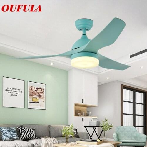 8M Modern Ceiling Fan Lights Lamps With Remote Control 110V 220V Decorative For Home Living Room Bedroom Restaurant