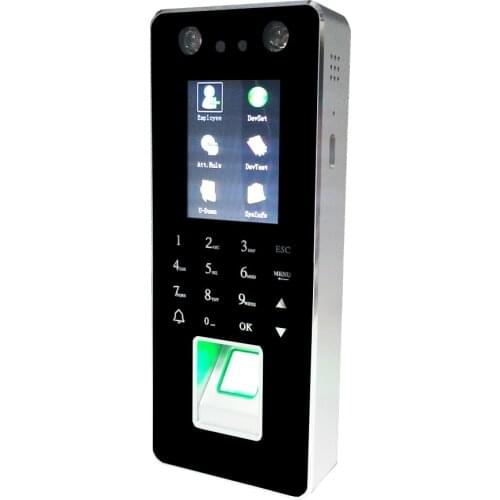 TCP/IP Face Facial Recognition and Fingerprint Time Attendance and Access Control System