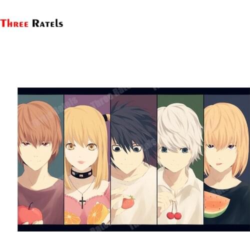 Three Ratels B322 Yagami Light Amane Misa Near And Mello Death Note For Laptop Skateboard Luggage Decor Stickers Cool Decals