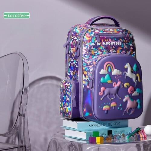 New KidS 6-12 Years Waterproof Load Reduction Protect Spine Schoolbag For Boys Girls Large Capacity Cartoon Backpack Mochila
