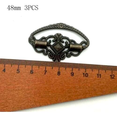 Higt Quality Antique Furniture Handles Striped Carved Handle Drawer Door Knobs Jewelry Box Bronze Cabinet Pulls Cupboard SC072-3