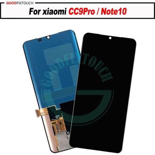 For CC9Pro CC9 Pro note 10pro LCD Display + Touch Screen Digitizer Assembly For xiao mi MI note10 screen