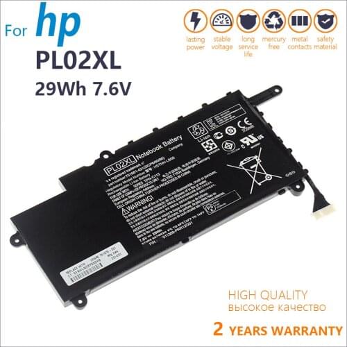 100% Genuine PL02XL Laptop battery for HP Pavilion 11 X360 11-n010dx 11-n000snx 11-N014TU 11-N030TU 751681-421 HSTNN-LB6B HST
