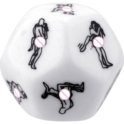 12 Sides Erotic Craps Dice Sex Dice Funny Adult Game Love Sexy Posture Sex Toys for Couple Humour Gambling
