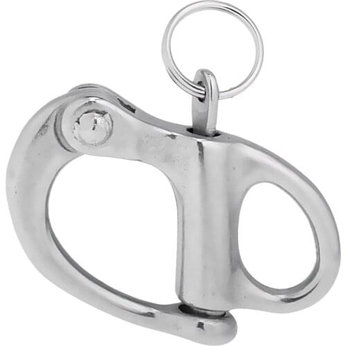 2 Pack Quick Release Snap Shackle Pull-Lock, Stainless Steel (3.2x2cm)