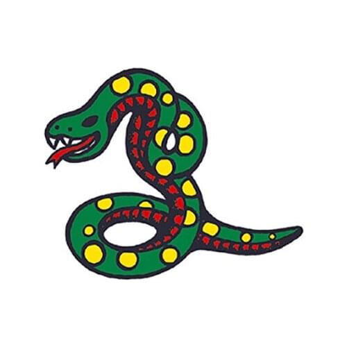 60MM×80MM tattoo stickers waterproof men and women long-lasting snake color new campus style