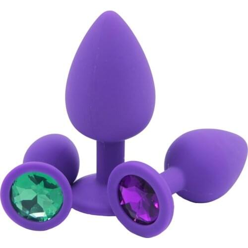 S/M/L Comfortable Silicone Anal Plug Big Butt Plug Anal Dilator Suction Cup Anal Sex Toys for Women Anus Sex Games