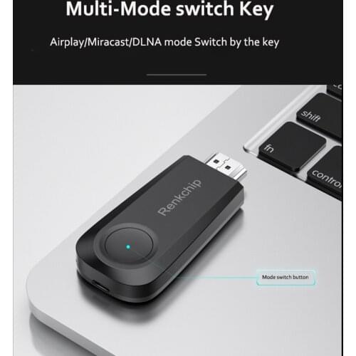 Wireless WiFi Display Receiver for TV, 1080P 2.4G Miracast from Phone Tablet Computer to TV Projector Display
