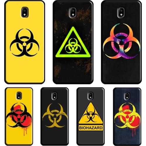 Biohazard Symbol Logo Case For Samsung Galaxy J5 J1 J3 J7 A3 A5 2016 2017 J4 J6 J8 A8 A6 Plus A7 A9 2018 Cover