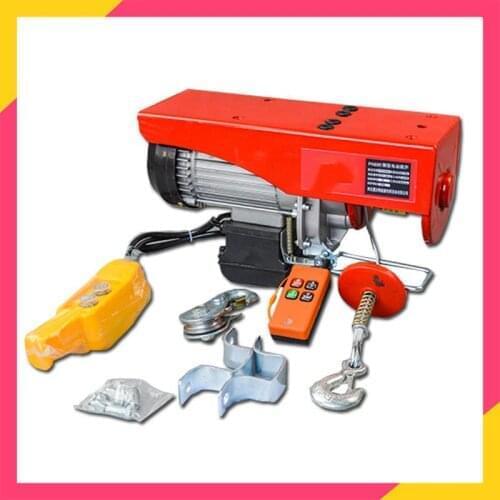 400/800kg Electric Hoist Lifting Wire Hanging Crane hoisting machine with wire rope pulling Electric Winch