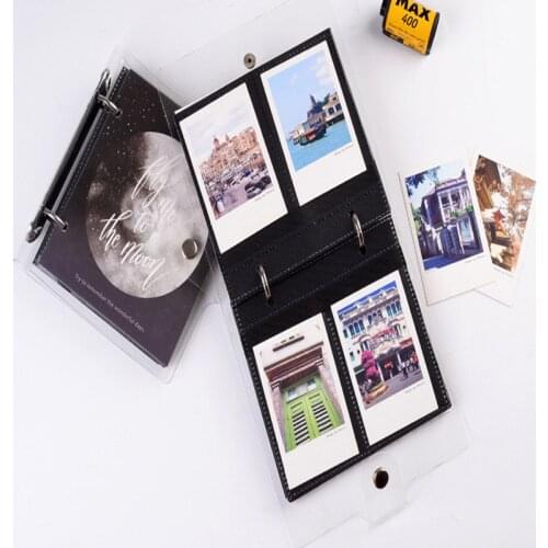 100 Pockets 3 Inch Loose-leaf Photo Album Polaroid Album Film Album for Kodak Canon Fujifilm Instax Mini 7S 8 8+ 9 25 26 90