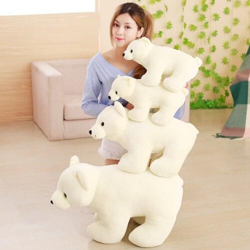 Antarctic Arctic creatures Penguin and Polar Bear doll plush baby toy stuffed animal doll kids friends toys birthday gift