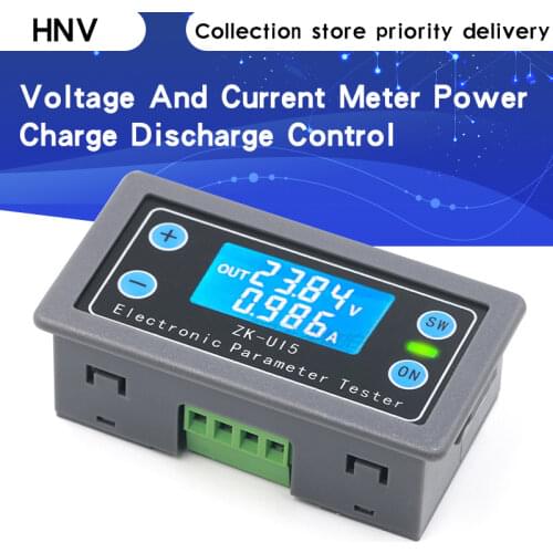 Voltage and current meter power capacity time undervoltage and overvoltage protection battery charge discharge control