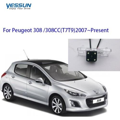 Yessun Rear Camera for Peugeot 308 T7 2D Coupe Cabriolet 3D 5D Hatchback CCD Night Vision Backup Camera/License Plate camera