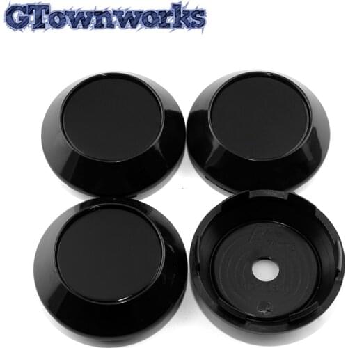 4pcs 68mm 62mm Wheel Center Cap For Konig Feather Rota Slipstream ADVAN RS II Dustproof Black Silver Rims Car Styling Accessorie