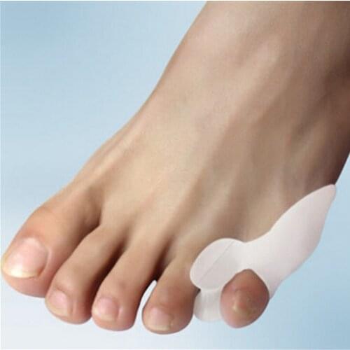 2Pcs Little Toe Thumb Daily Use Silicone Toe Bunion Guard Foot Care Finger Toe Separator Hallux Valgus Toes Separators