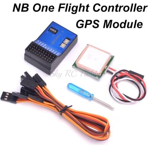 NB One 32 Bit Flight Controller Built-in 6-Axis Gyro with Altitude Hold Mode + GPS Module for FPV RC Fixed wing Fixed-wing