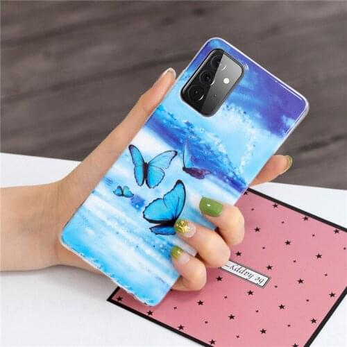 Cute luminous case for Samsung galaxy A02Eur A12 A32 A52 A72 A21S A31 A51 A71 5G A01 A11 A41 A20E A70E A20S A10 A20 A40 A50 A70