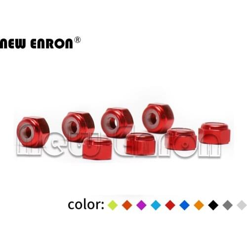 NEW ENRON 02102/02191 102048/122048 Nylon Nut M3 8P For 1/10 HSP Redcat Himoto 94122 94123 94111 94108 94177 94106 94107 RC Car