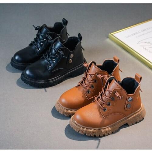 NSWWYDZZ Leather Boots For Girls