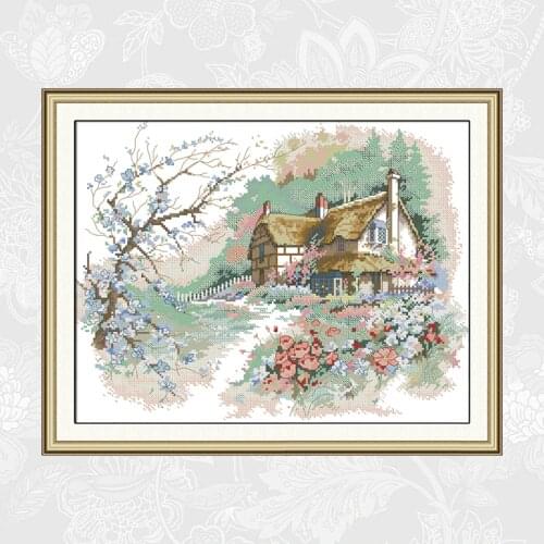 Needlework,Embroidery,DIY handwork Painting,The LOVE of the Countryside Cross stitch kits,11ct 14ct Cross-stitch Home Decor