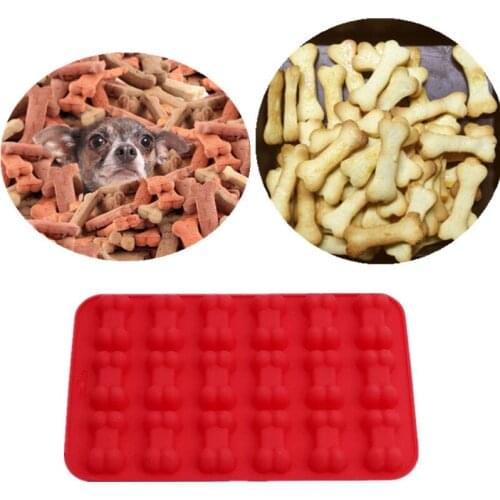 18 Holes Dog Bone Shaped Silicone Cake Mold Kitchen Baking Chocolate Silicone Mold Sugar Craft Fondant Cake Decorating Tools