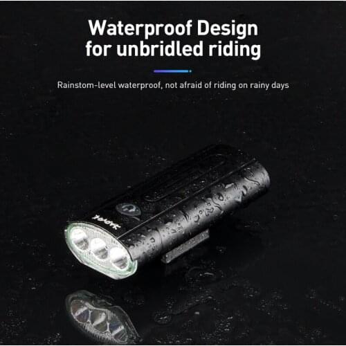 Bicycle Light USB Rechargeable Power Bank Bright Bike Light Waterproof Headlight Bike Accessories