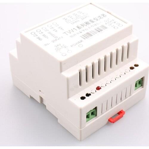 High Precision Din Rail Load Cell Signal Amplifier 2mV/V Weighing Transmitter Amplifier Output 4-20mA 0-5V 0-10V