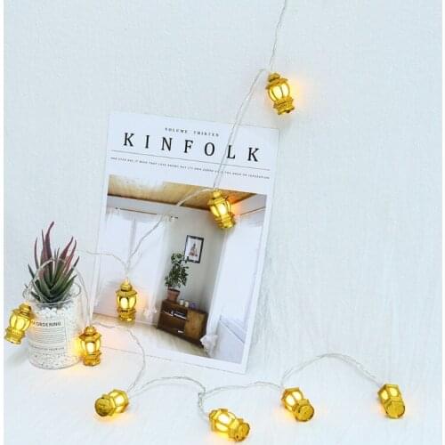 1.5m Battery Powered String Light Ramadan Decoration for Indoor House Decoration