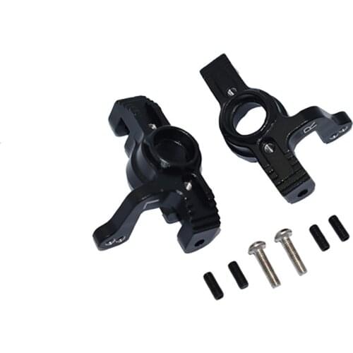 1 Pair Aluminium Alloy Front Steering Knuckles Arm for LOSI 1/10 LASERNUT TENACITY ULTRA 4 ROCK RC Car Spare Parts