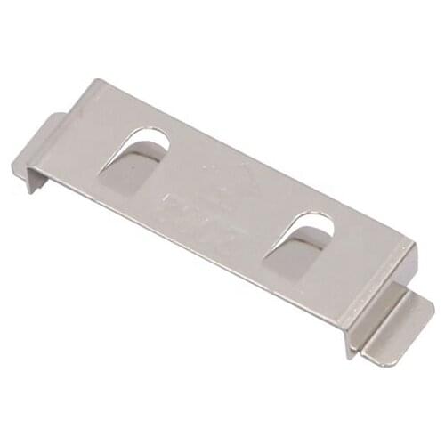 50pcs/lot 0.25mm Phosphor Bronze with Nickel Plated SMT SMD Precision Stamping CR2032 Battery Holder, CR2032 Battery Retainer