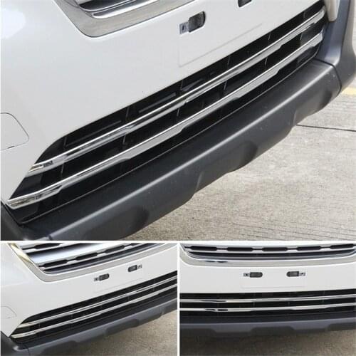 Car auto sedan cover styling For Subaru Outback 2014 2015 2016 2017 ABS chrome front head grille racing grill accessories trim