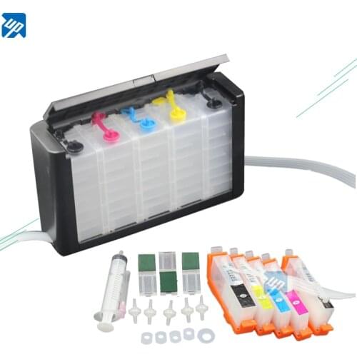 UP CISS ink system compatible for hp 178 178XL for hp Photosmart 7510 C5380 C6380 D5460 C309a/c/g C410c C310b printer with chip