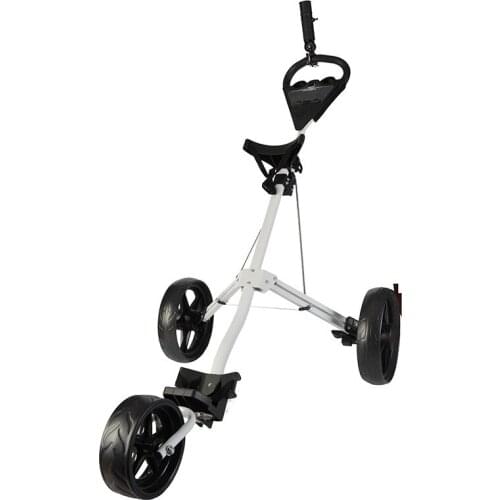 Golf Three-wheeled Driver Push Aluminum Alloy Foldable Golf Trolley