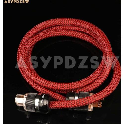 1.8M LN01B Purple copper 3 core US standard AC Power supply cable for CD/Power amplifier