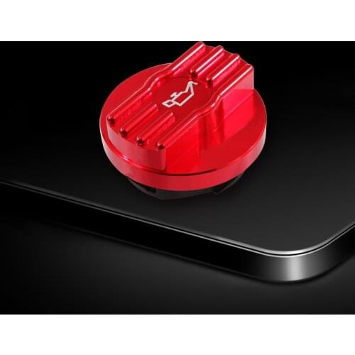 Aluminum Alloy Oil Cover Cap for Volkswagen VW Golft 7 GTI R For Audi S3 A3 Q5 EA888 Engine Car Oil Covers Cap Car-Styling