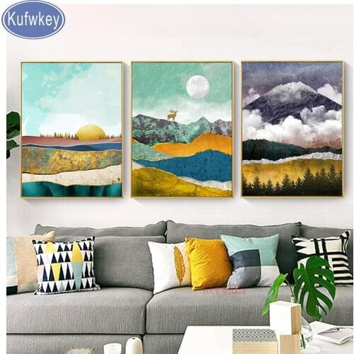 Full drill square round 3pcs set diamond painting crystal cat Green leaf diamond embroidery sale 5d diy handmade 2020 christmas