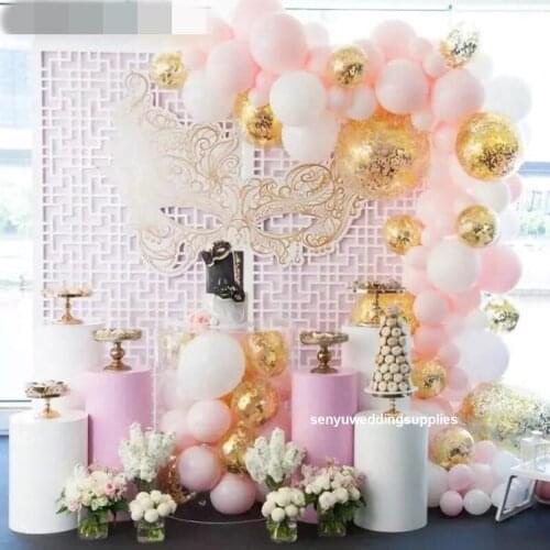 Cheap 3Set Acrilyc/mental Round Cylindry Plinths Stand sunyu2576