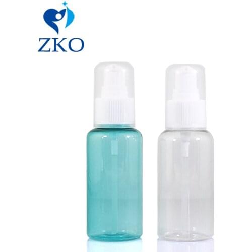 5pcs/lot 80ml Plastic Small Dosage Cosmetic Dispenser Essential Oil Liquid Sprayer Lotion Bottling Foam Refillable Pump Bottle