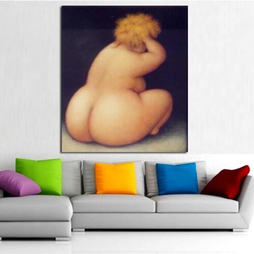 Handmade Canvas oil Painting wall Poster Sexy Naked Women Oil Painting Abstract Modern Wall Pictures For Living Room Home Decor