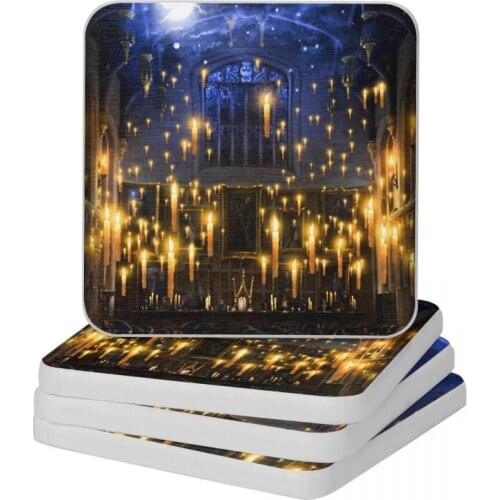 Moonlight Candles Diatom Square Round Coaster Eco-friendly Cup Bonsai Mat Soap Toothbrush Pad Wholesale Diameter 10cm